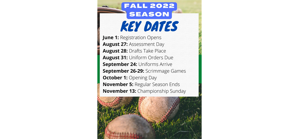 Fall 2022 Key Dates